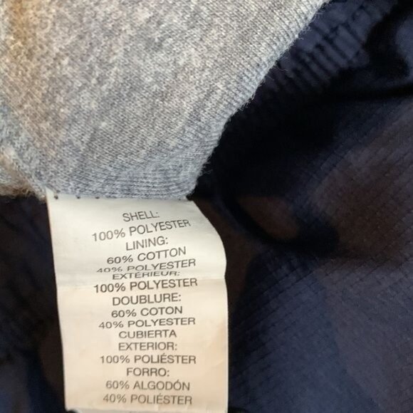 Boys XL Navy Blue Athletic Pants With Elastic Waistband - Picture 2 of 6